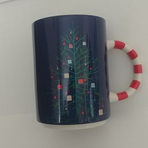 Starbuck holiday mug christmas tree blue